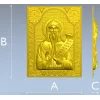 Saint Nikita the Stylite - high-relief STL icon for CNC