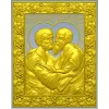 Апостолы Пётр и Павел - рельефная икона STL для ЧПУ