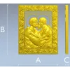 Апостолы Пётр и Павел - рельефная икона STL для ЧПУ