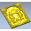 3D модель иконы "Святые Пётр и Павел" в формате STL