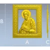 Рельефная икона Святого Апостола Павла - STL для ЧПУ
