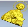 Святой Пантелеймон - рельефная 3D модель STL для ЧПУ