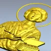 Святой Пантелеймон - рельефная 3D модель STL для ЧПУ