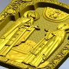 Saints Peter and Fevronia icon relief STL for CNC