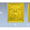 Saint Raphael high-relief icon STL for CNC