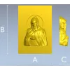 Святой Серафим Вырицкий - рельефная 3D модель в формате STL для ЧПУ