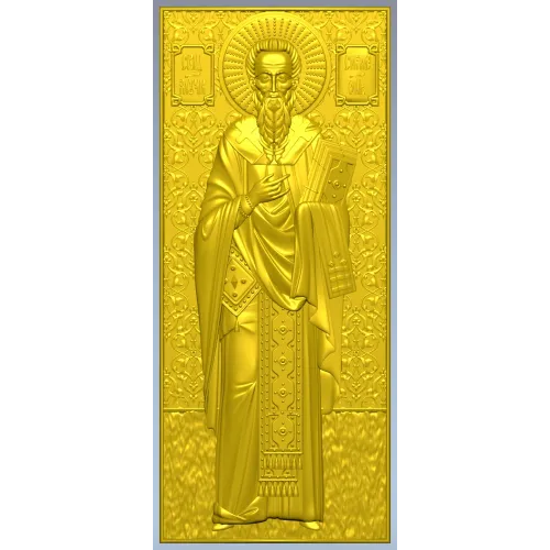 Икона Святого Симеона - STL рельеф для ЧПУ