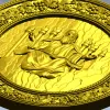 Christ the Savior - circular relief STL for CNC