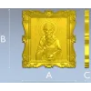 STL 3D модель иконы Святого Спиридона в киоте
