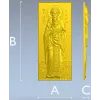 Икона Святого Спиридона Тримифунтского - STL 3D модель для ЧПУ