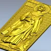 Святой Тимофей - рельефная икона STL для ЧПУ