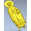 Святой Царевич Дмитрий Угличский - STL барельеф для ЧПУ
