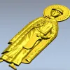 Святой Царевич Дмитрий Угличский - STL барельеф для ЧПУ