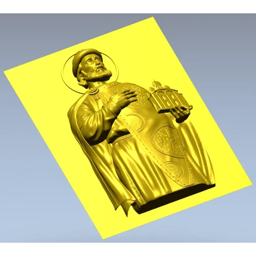 Saint Yaroslav High-Relief STL