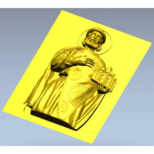 Saint Yaroslav High-Relief STL