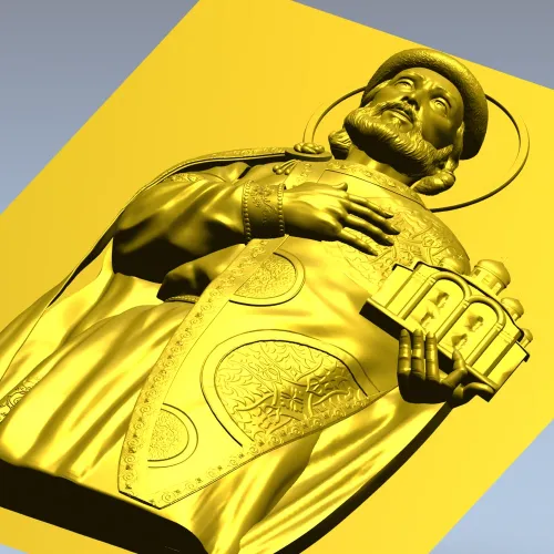 Saint Yaroslav High-Relief STL
