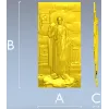 Икона Святой Александр Невский - 3D модель STL для ЧПУ