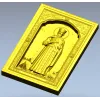 Икона-рельеф Святой Вячеслав Чешский - STL для ЧПУ