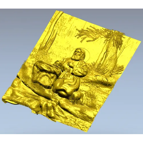 Икона Серафим Саровский - 3D модель в формате STL для ЧПУ