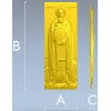 Преподобный Сергий Радонежский - 3D модель STL для ЧПУ