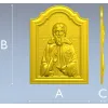 Преподобный Сергий Радонежский - 3D модель в формате STL для ЧПУ