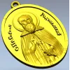 Saint Sergius of Radonezh - STL 3D Medallion for CNC