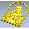 Икона "Пресвятое Сердце" - 3D модель STL для ЧПУ