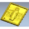 Икона Симеон Псково-Печерский - 3D рельеф STL для ЧПУ