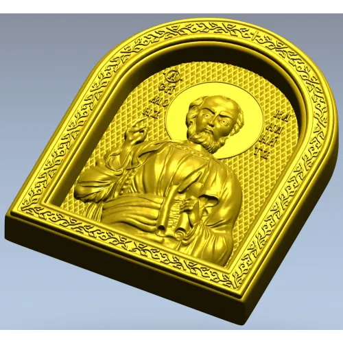 Saint Simon the Canaanite - STL Icon Relief