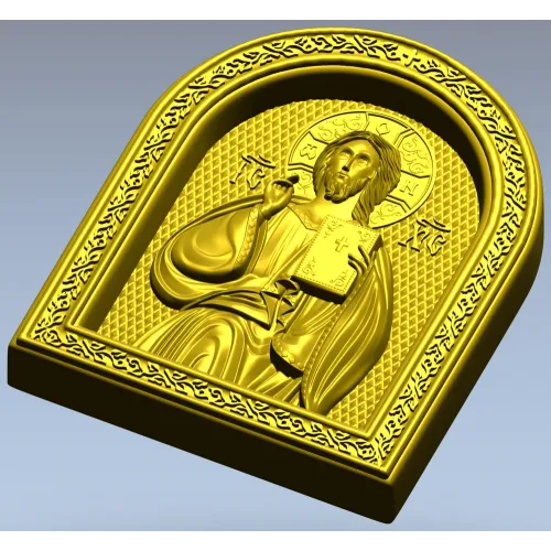 Спас Вседержитель - 3D модель STL для ЧПУ киота