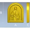 Спас Вседержитель - 3D модель STL для ЧПУ киота
