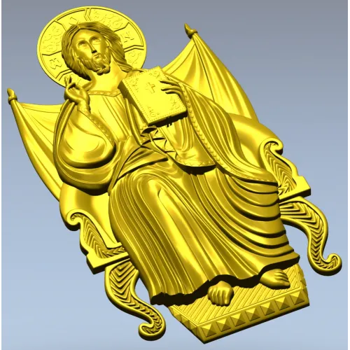 Спас Вседержитель - 3D модель STL для ЧПУ