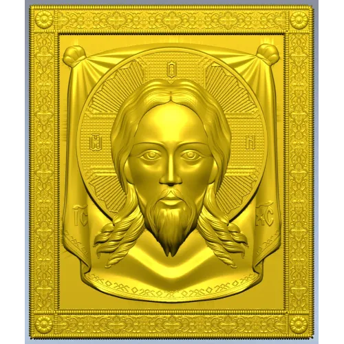 Спас Нерукотворный - 3D STL модель для ЧПУ