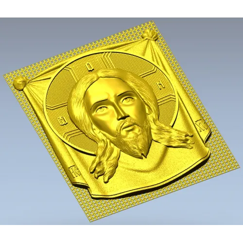Спас Нерукотворный - 3D модель STL для ЧПУ