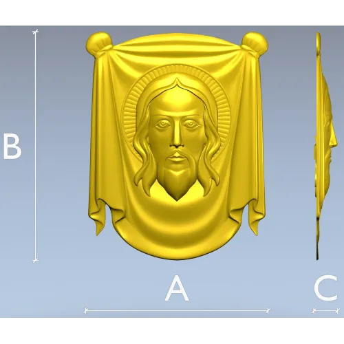 Спас Нерукотворный - 3D модель STL для ЧПУ