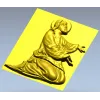 Спаситель в молитве - рельефная 3D модель STL для ЧПУ