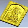Страстная икона Божией Матери - 3D модель STL для ЧПУ