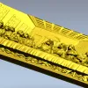 Тайная Вечерия - рельефная 3D модель в формате STL для ЧПУ