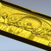 Рельефное панно "Тайная вечеря" - 3D модель STL для ЧПУ