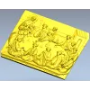 Тайная Вечеря - рельефная 3D модель в формате STL