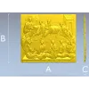 Тайная Вечеря - рельефная 3D модель в формате STL