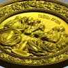 Last Supper round relief STL for CNC carving