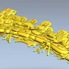 Тайная Вечеря - рельефная 3D модель STL для ЧПУ