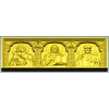 High-relief Icon Triptych STL - Theotokos, Christ Pantokrator, St. Nicholas