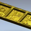 Тройник - Богородица, Господь Вседержитель, Николай Чудотворец (3D модель STL)