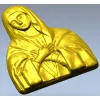 Theotokos "Tenderness" - STL 3D model for CNC bas-relief