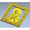 Virgin of Tenderness - high-relief STL 3D model for CNC