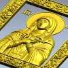 Virgin of Tenderness - high-relief STL 3D model for CNC