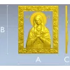 Virgin of Tenderness - high-relief STL 3D model for CNC