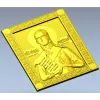 Saint Fyodor Ushakov icon STL for CNC high-relief